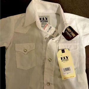 Ely Cattleman Classic White Shirt